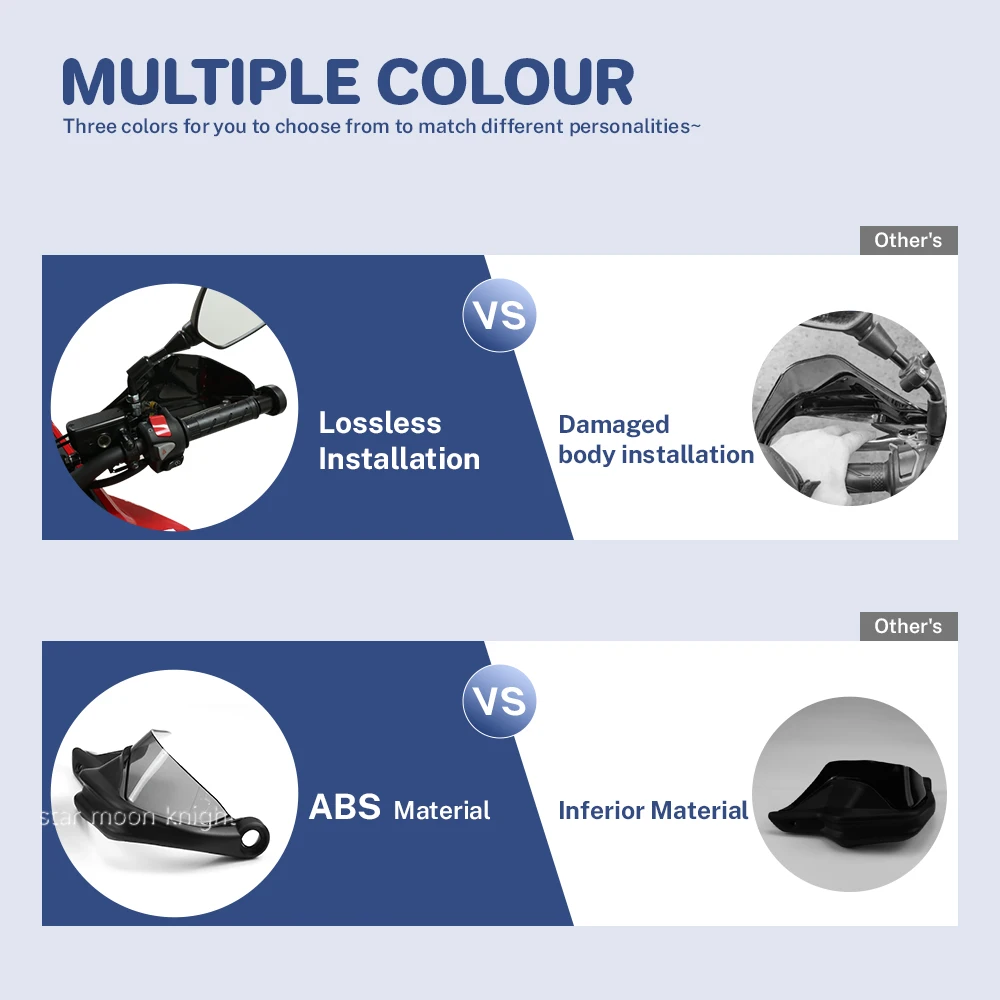 Для Honda NX 500 400 NX400 2024-аксессуары для мотоциклов защита рук из АБС-пластика