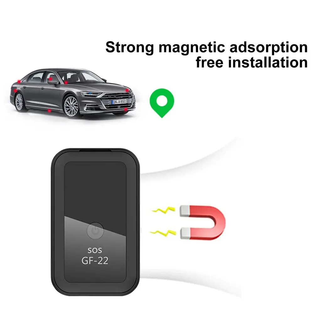 

Автомобильный мини-трекер, GPS-локатор для автомобиля, устройство слежения за записью, с голосовым управлением, Wifi + LBS + AGP