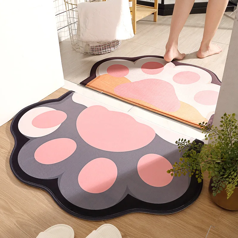 

Нескользящий коврик для унитаза, с кошачьими крапанами