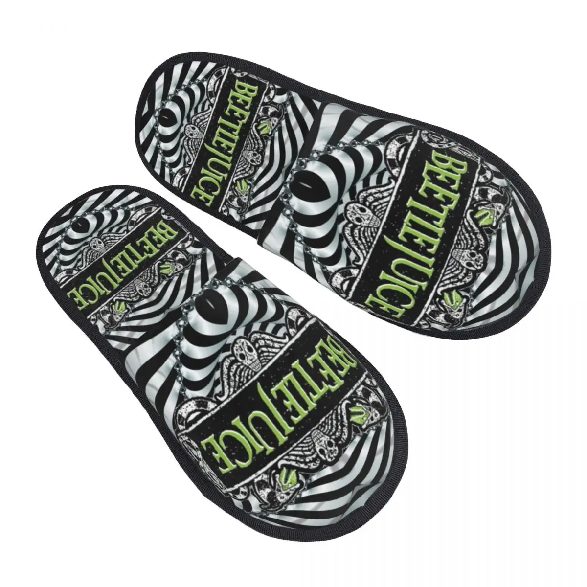 Мягкие домашние тапочки из пены с эффектом памяти Тима Бёртона