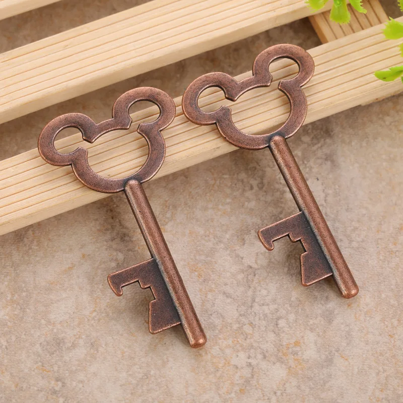 

Metal Key Opener Retro Style Wine Opener Wedding Party Birthday Baby Shower Decor Supplies