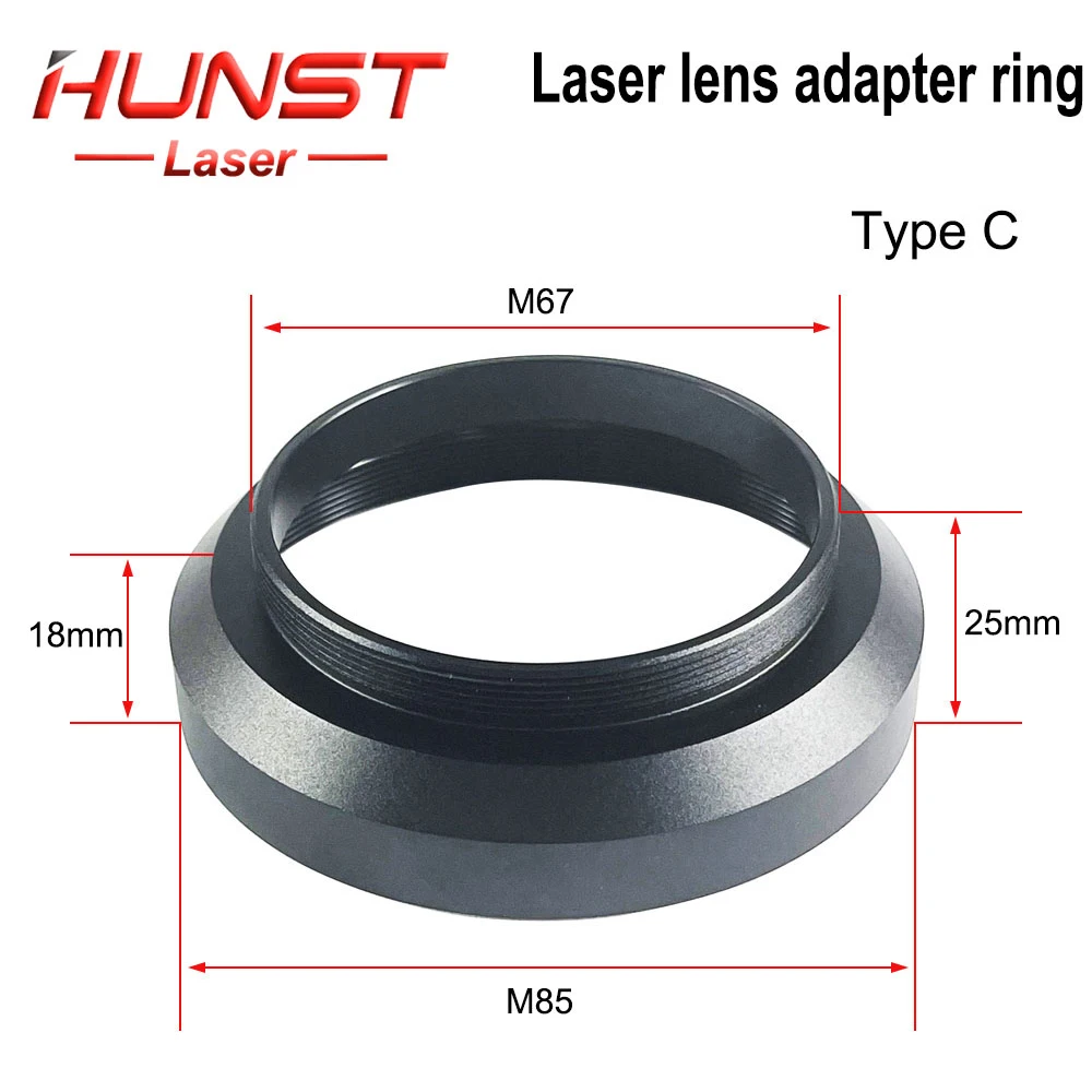 Кольцо-адаптер для лазерного объектива M79/M67, шириной 15/18/28/32 мм