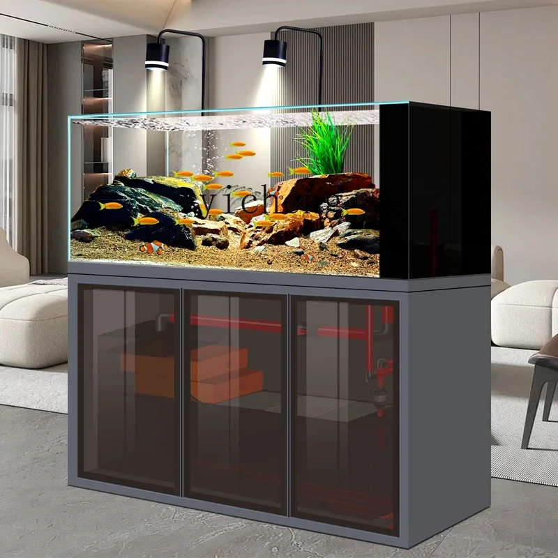 ZC гостиная бытовой поток резервуар ультра-белое стекло родной ландшафтный