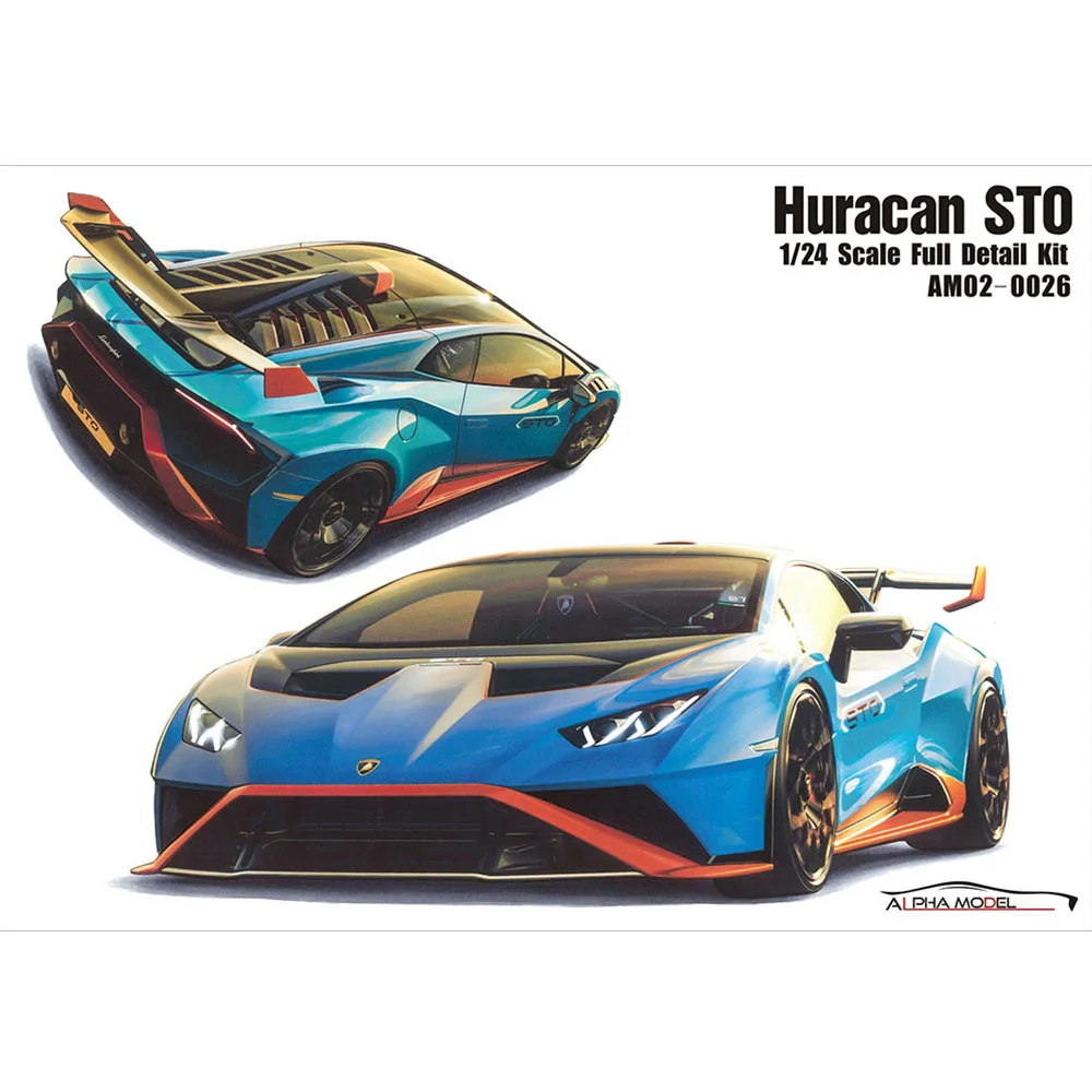 

Alpha Model AM02-0026 1/24 Huracan STO Resin Material Assembled Full Detail Trans-Kit Model Car Vehicle Suite Hand Made Model