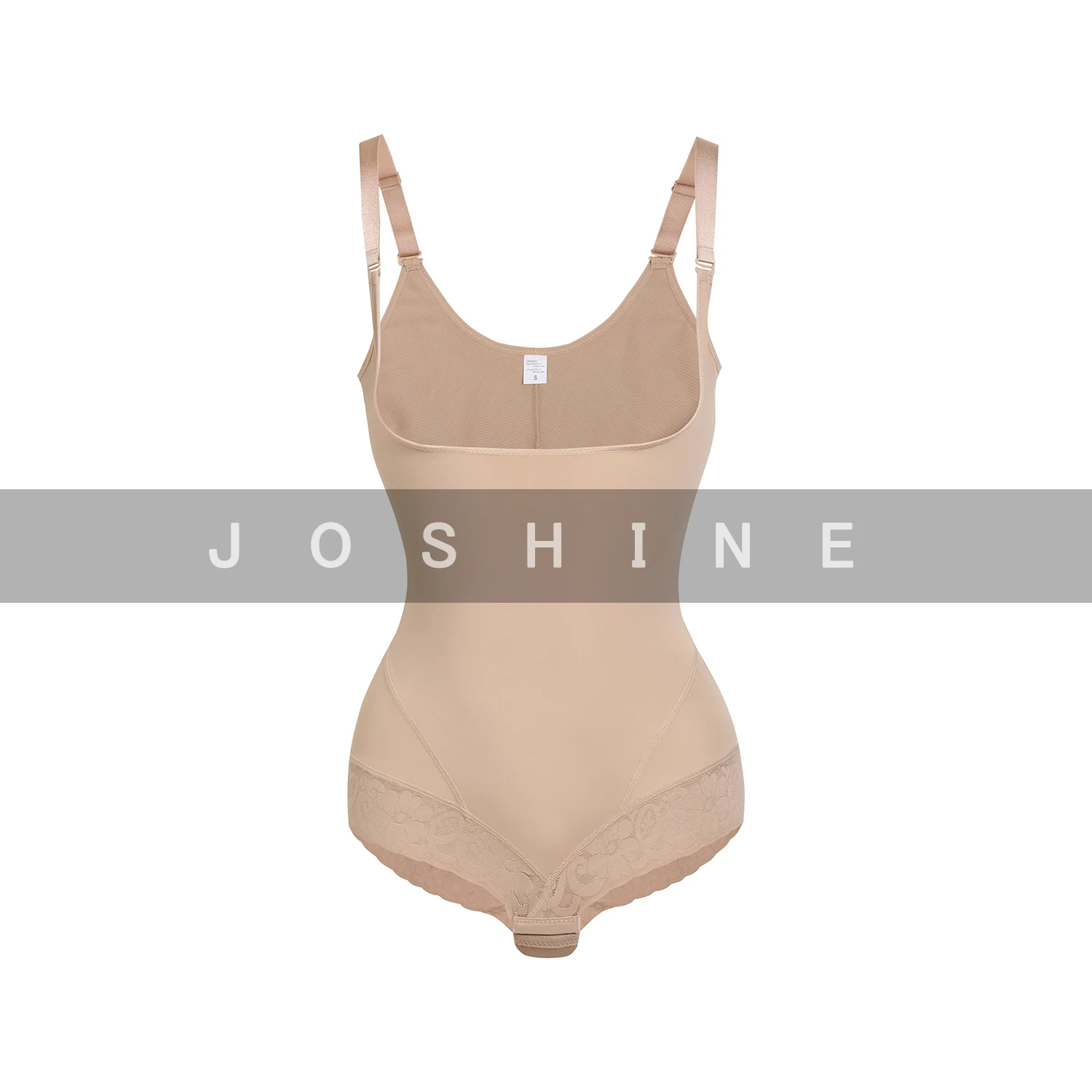 Triangular one-piece seamless shapewear with no seams at the buttocks Backless Shapewear Bodysuit for Women, Open Bust Body Shap