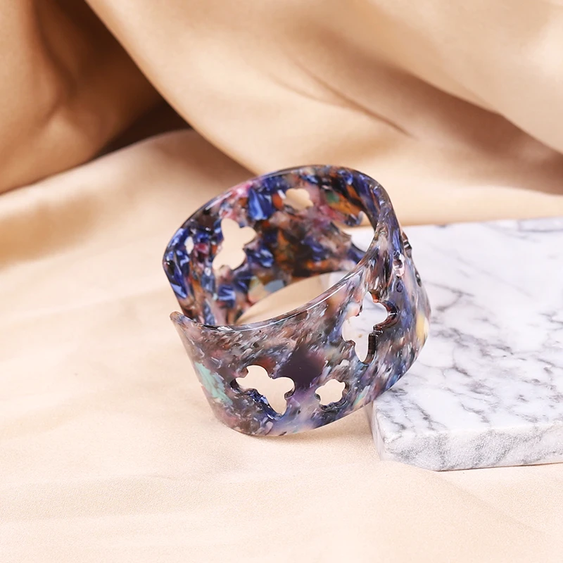 Ацетатный браслет модный простой дизайн женский с шармами ювелирные изделия от