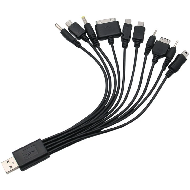 Многооконтактный кабель зарядное устройство USB-кабель-адаптер провод для
