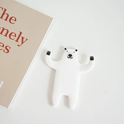 

Клейкие настенные крючки с животными, крючки для холодильника для ключей, настенный крючок, съемный кухонный крючок, домашний декор, моющийся держатель, настенный крючок