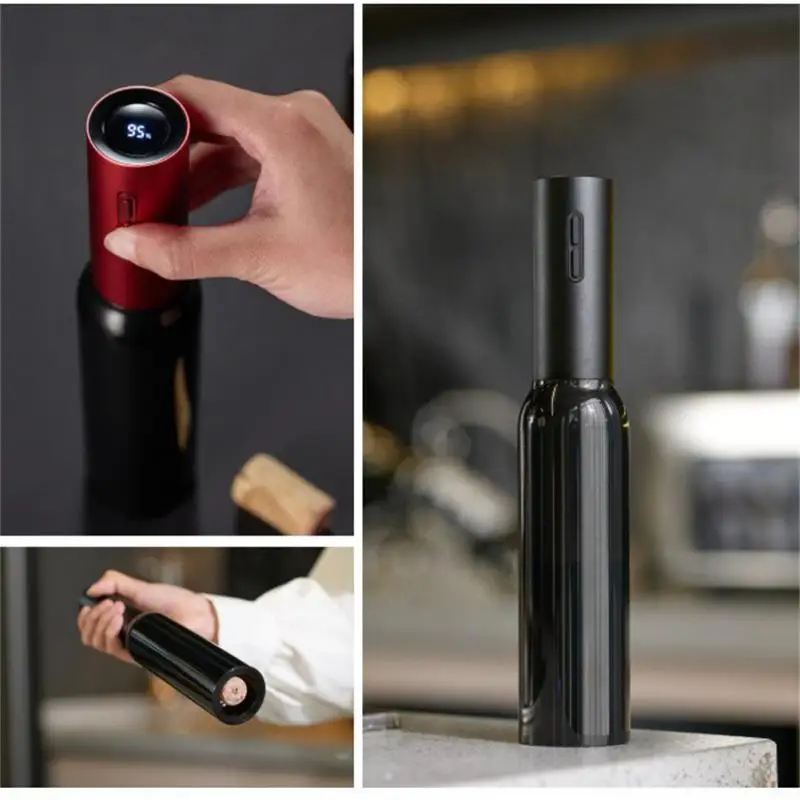

Electric Wine Opener Rechargeable Automatic Corkscrew Creative Wine Bottle Opener With USB Charging Cable Suit For Home Use