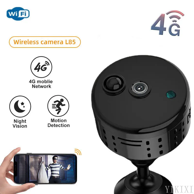 

1080P 4G SIM Card Mini Surveillance Camera 1400mAh Rechargeable Battery IR Night Vision Camera CCTV PIR Motion Security Mini Cam