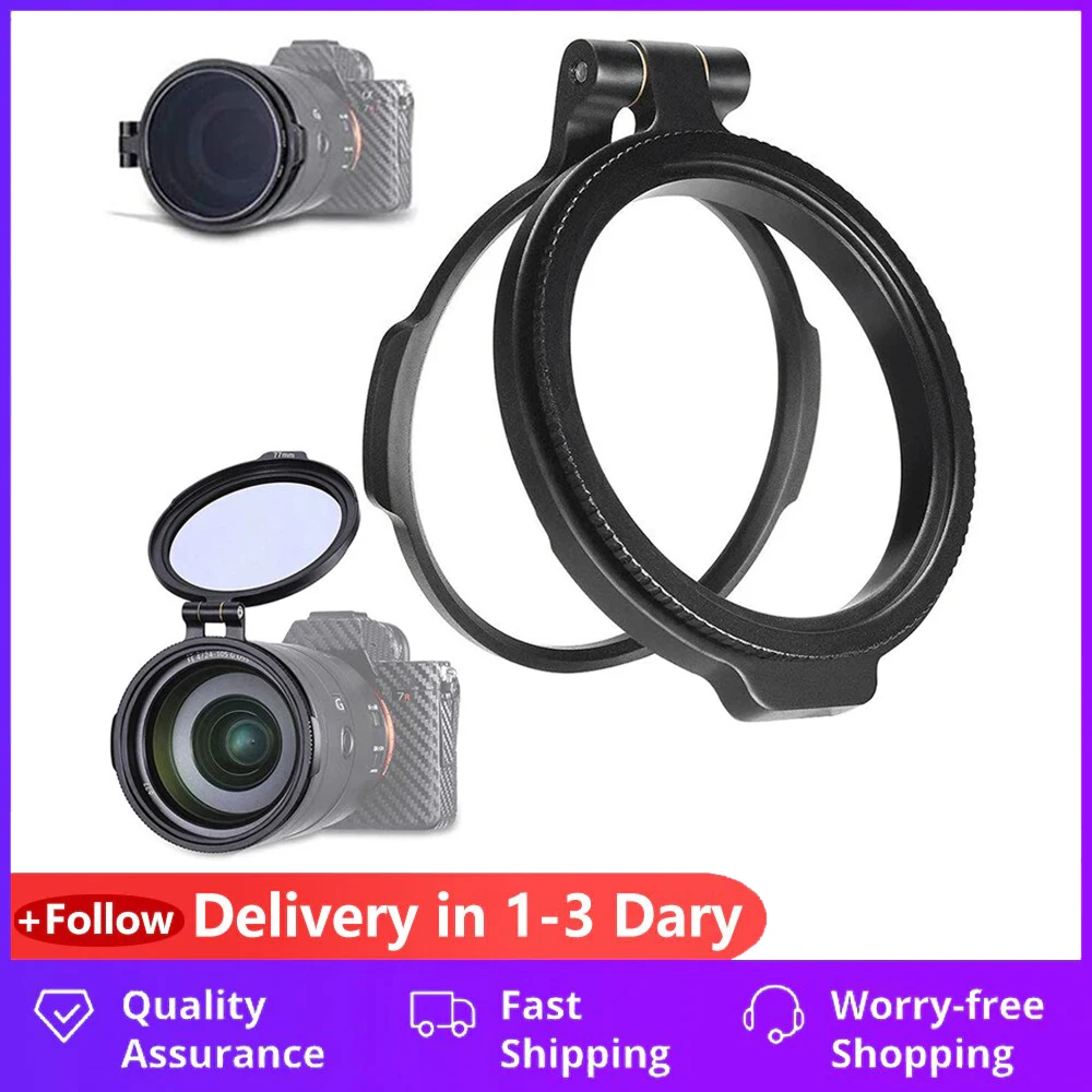 RFS ND Filter Quick Release DSLR Camera Accessory Switch Bracket for 58mm 67mm 72mm 77mm 82mm Lens Adapter Flip |