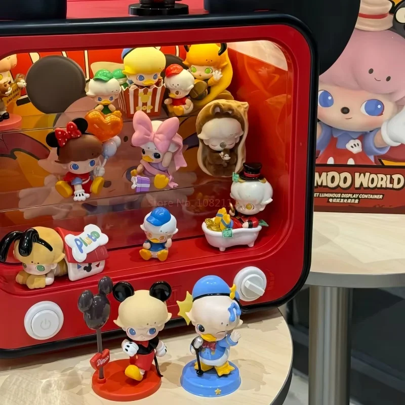 Фото В наличии: Оригинальные игрушки POP MART Dimoo World X Disney Series, слепые коробки-сюрпризы, коллекционные фигурки, мультяшные украшения, модные игрушки, подарки №5