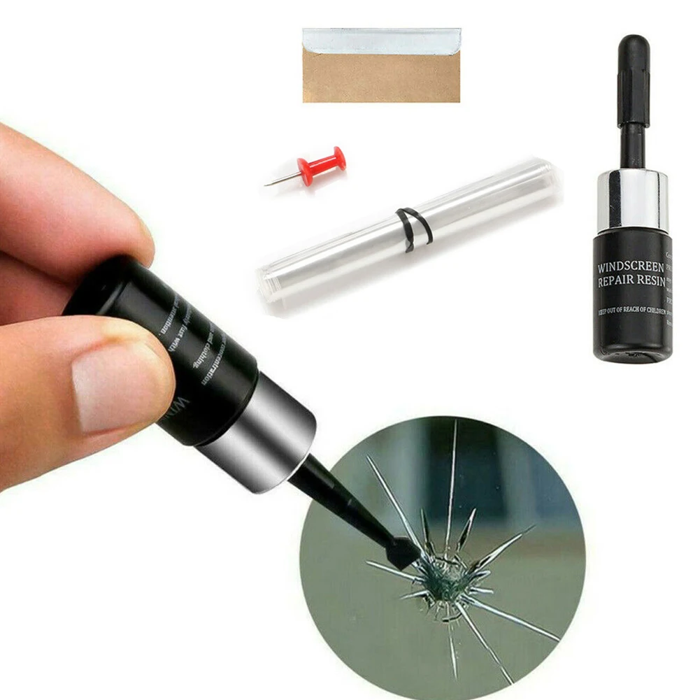 

Car Glass Nano Repair Fluid Car Windshield Resin Crack Tool Kit Windscreen Scratch Crack Restore Auto Window Repair