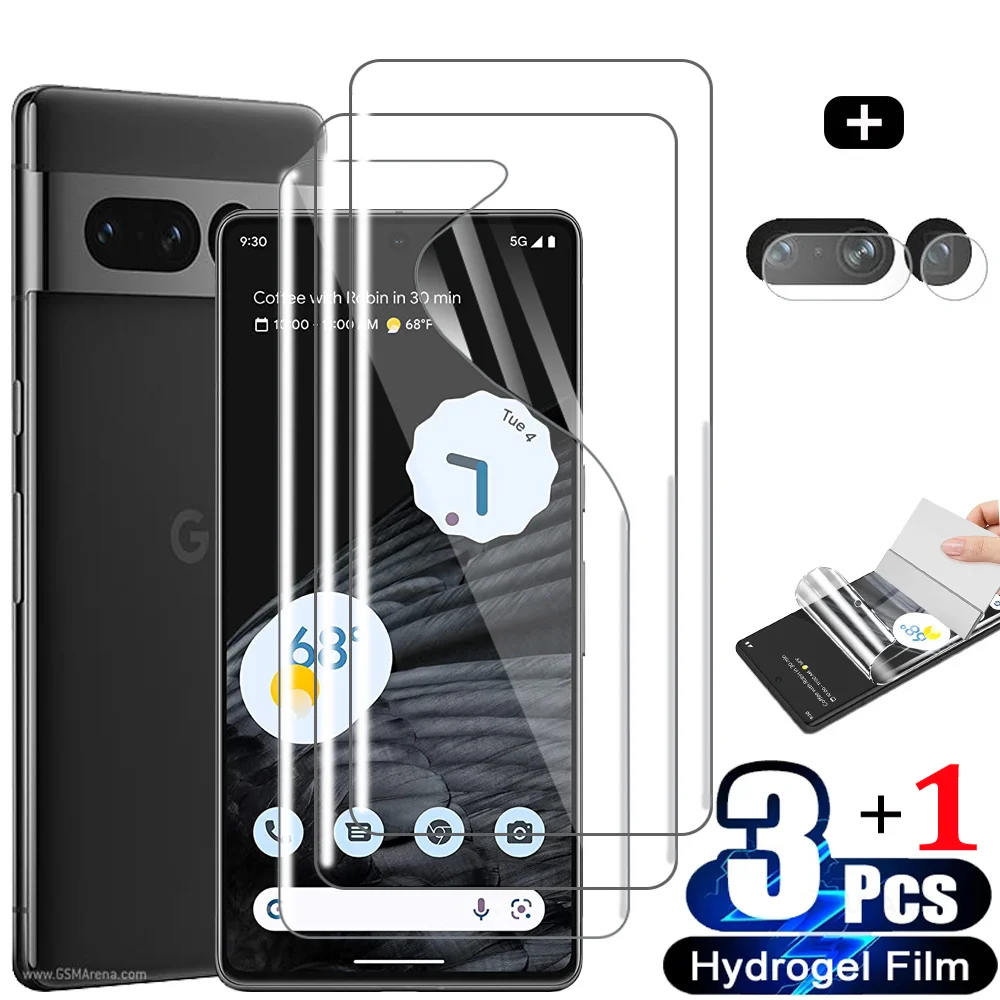 

Pixel 8 7A 7 Pro 5G Hydrogel Film For Google Pixel 7 Pro Screen Protector Pixel 6A 7A 6 Pro Soft Glass Films Pixel7A Pelicula hidrogel Pixel 6A Camera Protection Pixel 7Pro 6 a Front Clear HD Anti-Scratch Movie