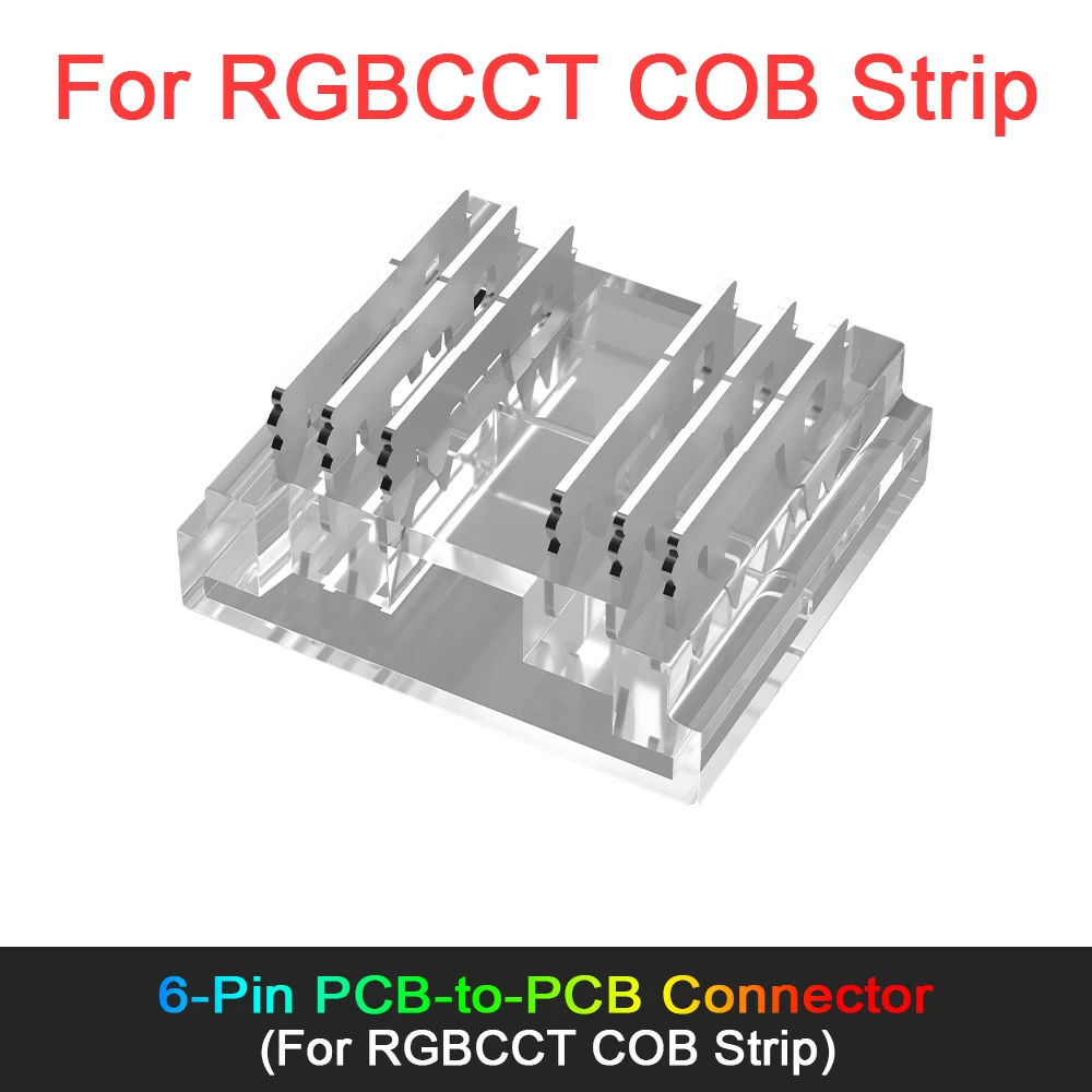 

5 шт. RGBW RGBCCT COB разъем для светодиодной ленты быстрый разъем беспаечные разъемы для печатной платы шириной 12 мм COB RGBWW RGB CCT ленты