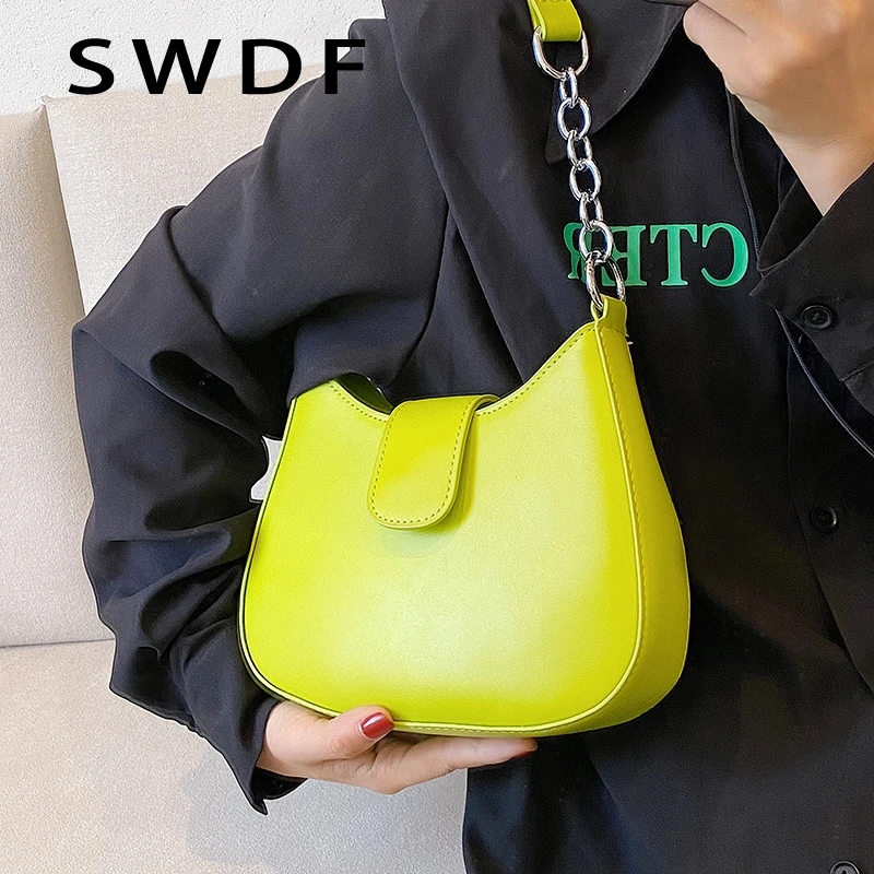 

2022 летняя трендовая Маленькая женская дизайнерская сумочка из искусственной кожи, роскошные брендовые сумки через плечо с подмышками, милы...