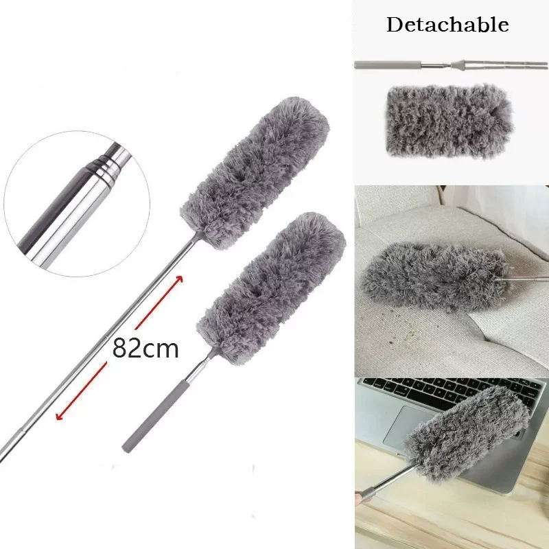 

2022New Adjustable Telescopic Duster Brush Car Interior Vent Detailing Dust Removal Household Dusting Cleaning Brush