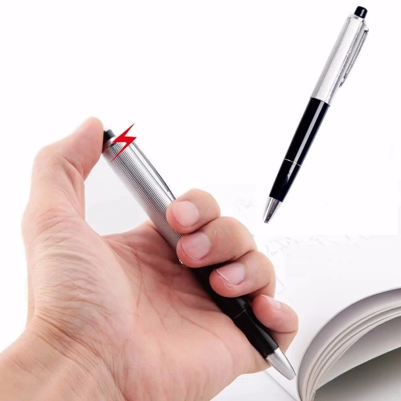 

1 PC Electric Shock Ballpoint Working Pen Gag Funny Gift Prank Joke Shocker