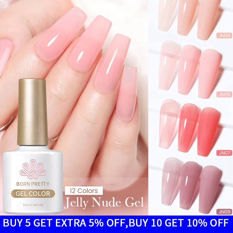 Clear Pink French Gel Varnish Soak Off Uv Led Gel For Nail