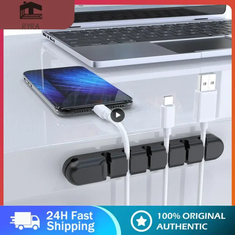 

Universal Usb Charging Cable Organizer Holder Clips Cable Holder Cable Winder Wire Organizer Multifunctional Silicone Winder