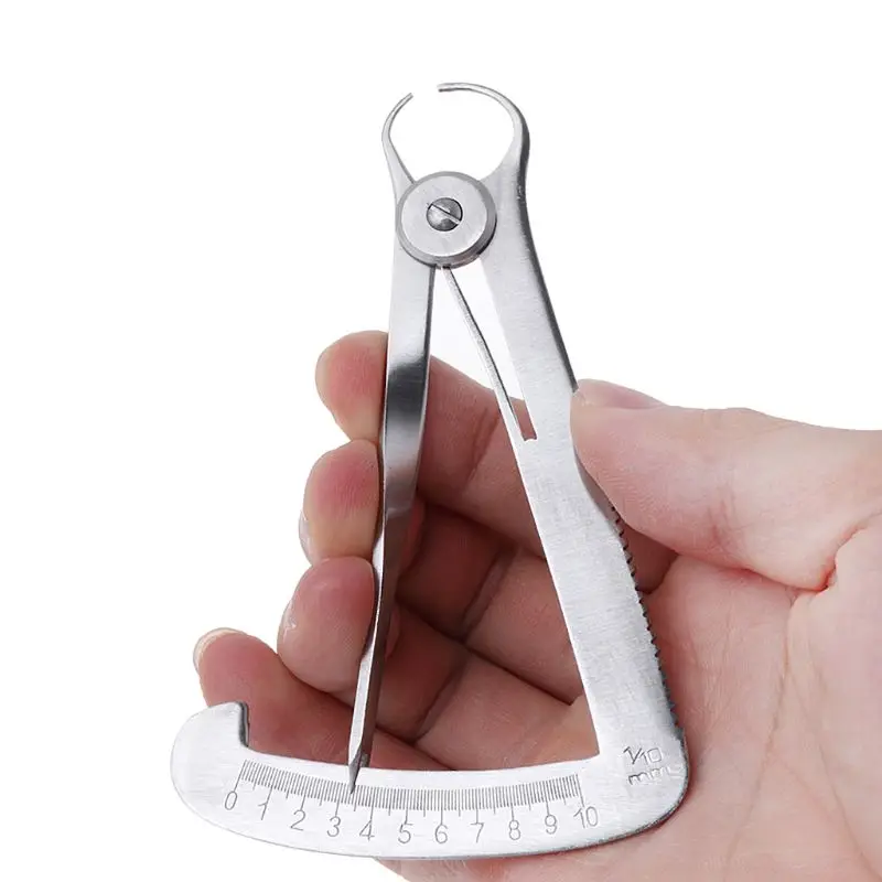 

Professional Dental Gauge Caliper 0-10mm Measuring Range Dentist Tools for Teeth Nursing and Repairing 367D