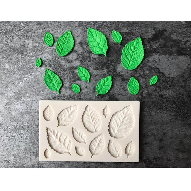 

Tree Leaf Mold Silicone Fondant Cake Decorating Tools Chocolate Baking Mould 3D Sugarcraft Resin Clay Homemade Bakeware