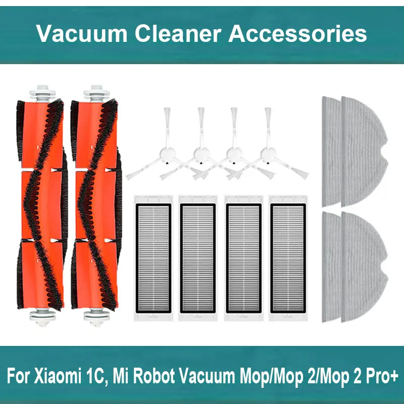 

Filter For Xiaomi Mi Robot Vacuum Mop Mijia 1C 1T Dreame F9 Mop Cloth Main Side Brush Robotic Vacuum Cleaner Accessories