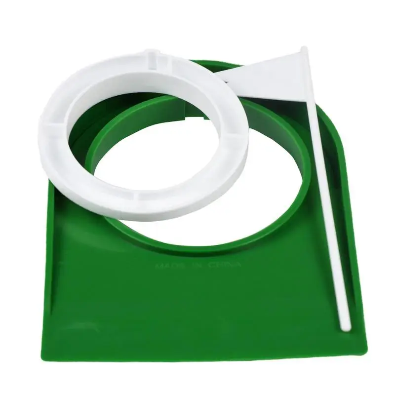 

Putting Hole Indoor Outdoor Putting Practice Cup And Flag Putt Practical Golf Training Aid Hole All Direction For Home Office