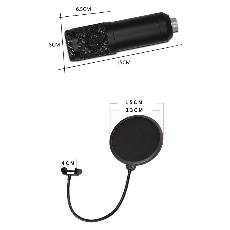 BM800 комплект микрофона для студии с V8 звуковой картой профессиональный микрофон