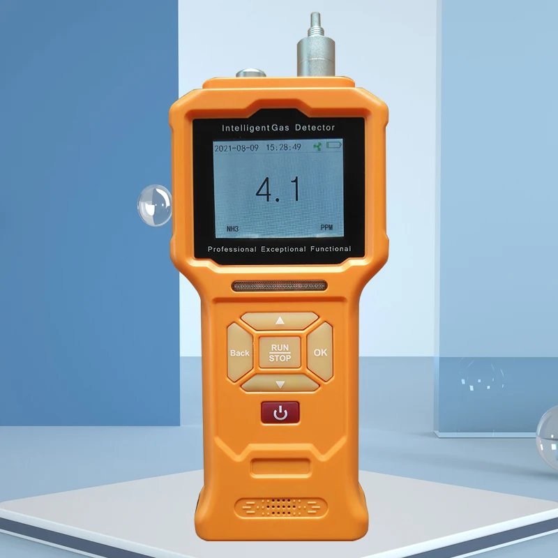 

Ammonia detector High-precision portable pumping handheld NH3 gas concentration detector for industrial farms