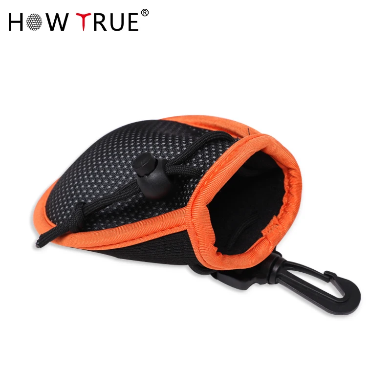 

Nylon Golf Ball Cleaning Bag Golf Protective Holder Pouch Wiping Storage Bags Multi Directional Protection Wiping Ball Bag