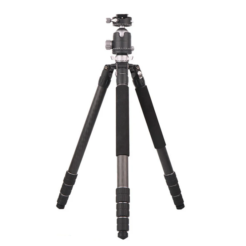 

Professional Heavy Duty Carbon Fiber Camera Tripod with Monopod and Ball Head Tripod Kit