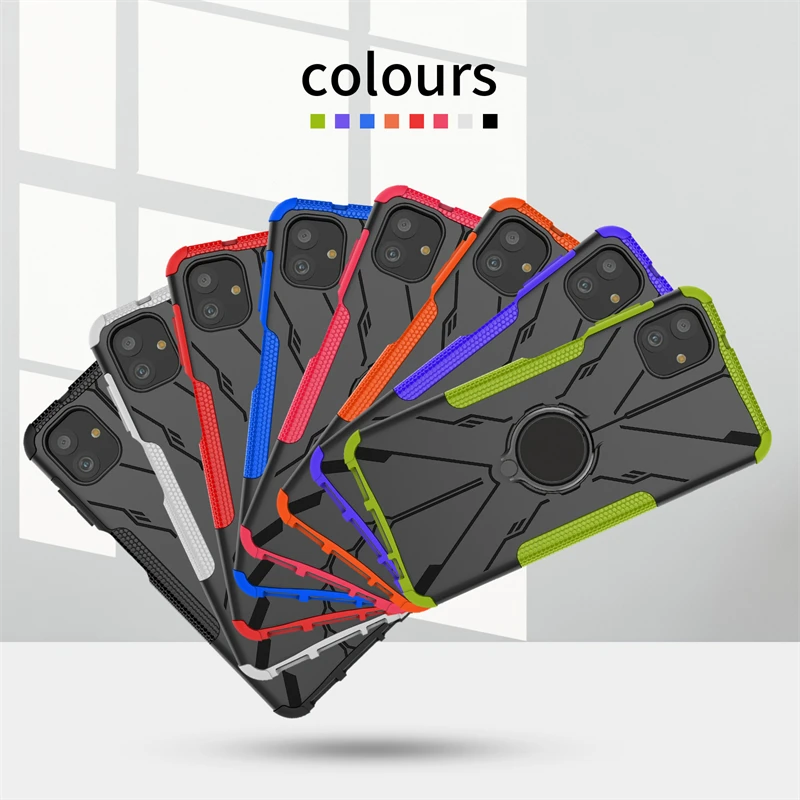 

Чехол для Samsung Galaxy A04, чехол для Samsung A04, чехлы, задний противоударный бампер, кольцо, магнитный держатель для Samsung A04, A 04, чехлы