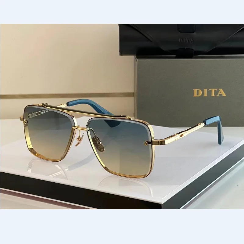 New Arrival DITA MACH SIX Model Polarized UV400 Gradient Unisex Sunglasses Popular Trend Classic Square Men Women Eyeglasses