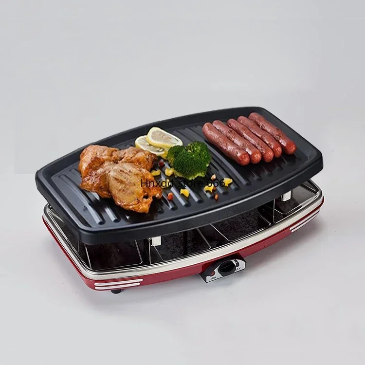 Двухслойная электрическая духовка с антипригарным покрытием Бездымная жареная