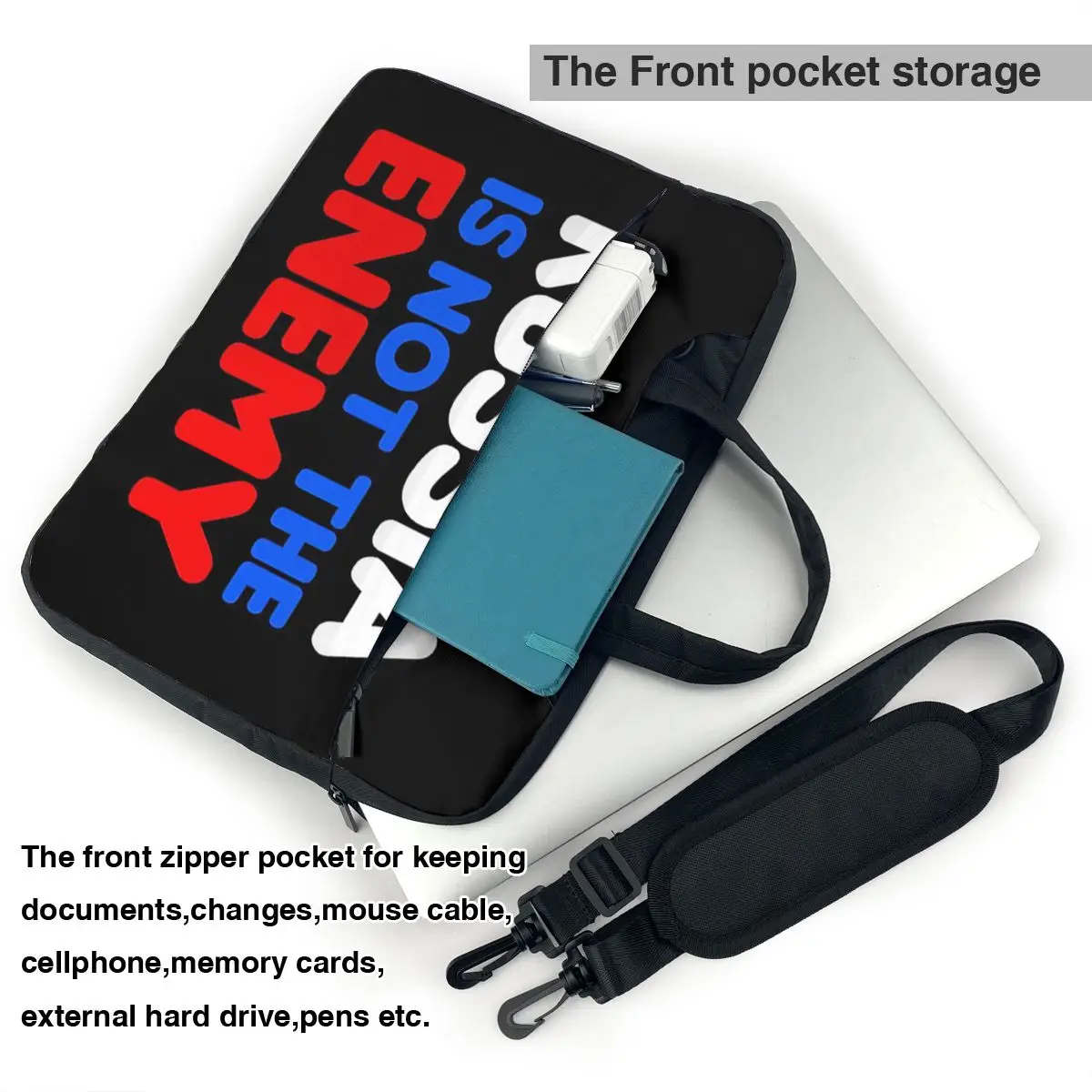 Сумка для ноутбука с надписью Россия не является врагом чехол Macbook Air Pro Xiaomi Lenovo Asus