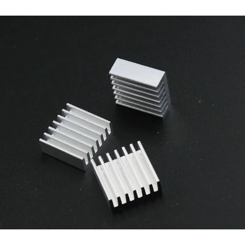Фото 50 шт. экструдированный алюминиевый радиатор 14x14x6 мм для чипа VGA RAM LED IC электронный радиатор охлаждение COOLER №3