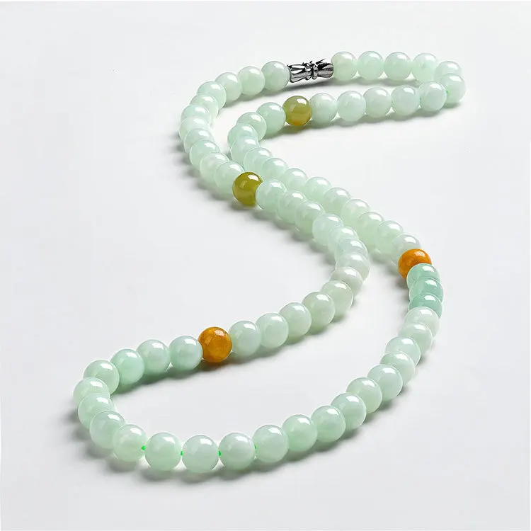 6 мм сертифицированное нефритовое ожерелье женские ювелирные изделия