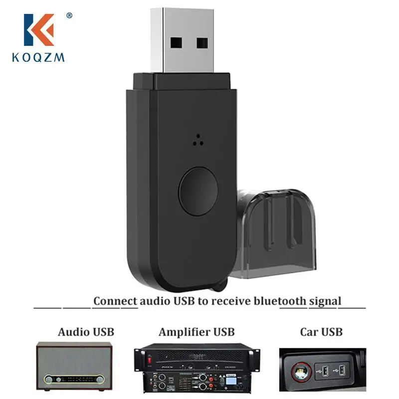 

USB Bluetooth 5,3 адаптер передатчик 2 в 1 Bluetooth адаптер 3,5 мм разъем Музыка Аудио Aux Наушники приемник для автомобиля ПК ТВ