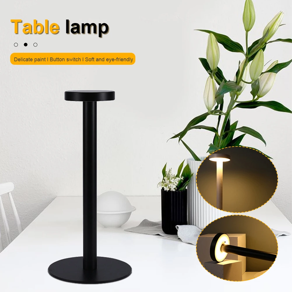 

Portable LED Lamp Eye Protection Lighting with USB Rechargeable Lamp Reading Night Light For Bar Bedroom Home DIY Decoration