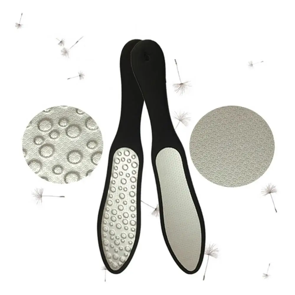 

1pc Pro Dual Sided Foot File Heel Grater For The Feet Pedicure Rasp Remover Luxury Stainless Steel Scrub Manicure Nail Tools