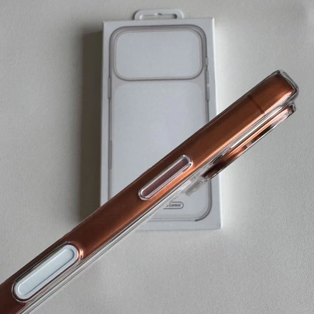 Фото Подходит для iPhone 17 Pro Max iPhone 16, совместим с магнитными кнопками MagSafe, 15 задних панелей, 14 задних панелей плюс, полузакрытая 13 №2