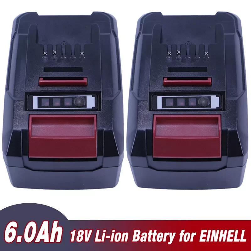 

NEW 18V 6000mAh Li-Ion Rechargeable Battery for EINHELL All PXC Power Tools Garden Machines PXBP-600 PXBP-300 4511396 GE-LC 18 L