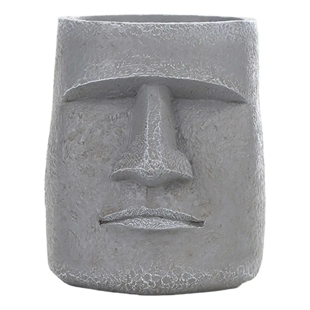 

Цветочный горшок статуя с острова Пасхи для дома, 2 шт.