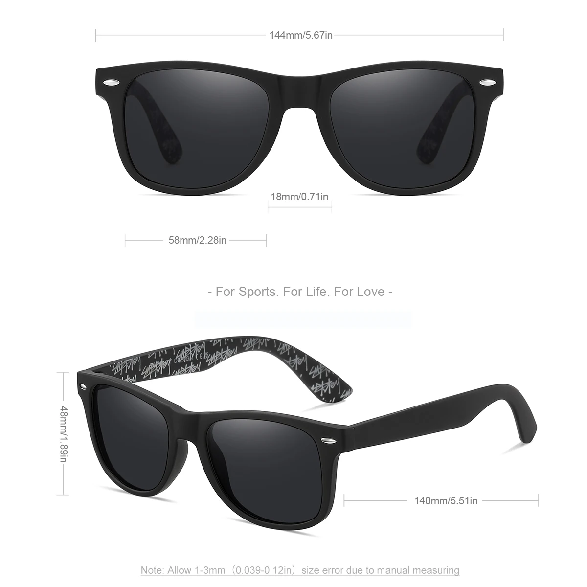 Поляризованные солнцезащитные очки Barcur для мужчин и женщин. Ультратонкая