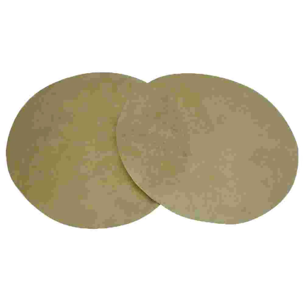 

2 Pcs Bass Accessories Buffalo Durable Bongo Percussion Parts Drum Heads Natural Pure Goat Skin Skins African Covers