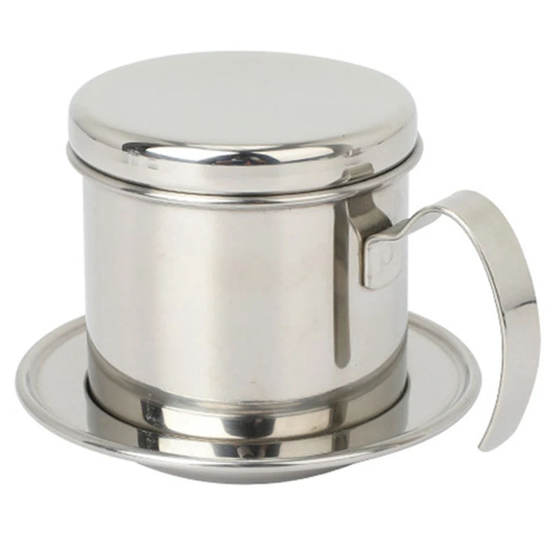 

2X Vietnamese Drip Coffee Maker, With Fine Filter Screen Vietnam Vietnamese Coffee Simple Drip Filter Maker For Baristas