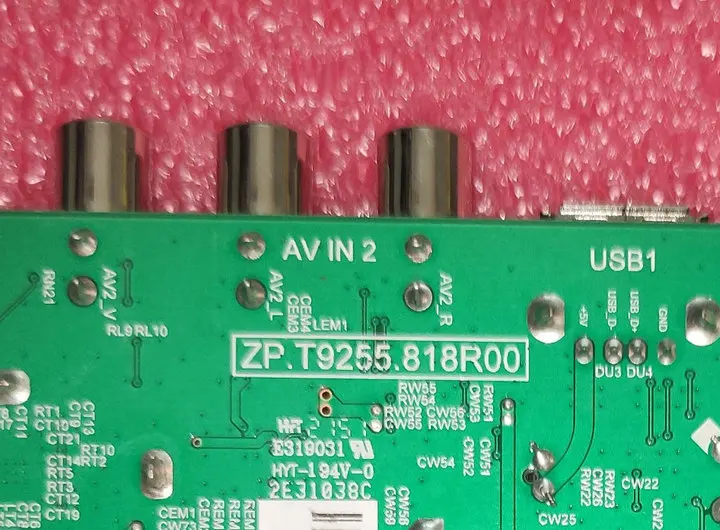 ZP.T9255.818R00 T9255M5818C03B05 Сетевая материнская плата для LED-телевизора с Wi-Fi, в рабочем состоянии, для 512M+4G, 33-58В, 600мА (art.: 3920d7f1879ea) - 3920d7f1879ea