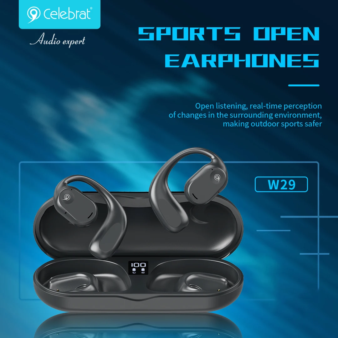 

TWS-наушники спортивные с поддержкой Bluetooth 5,3 и системой ШПД