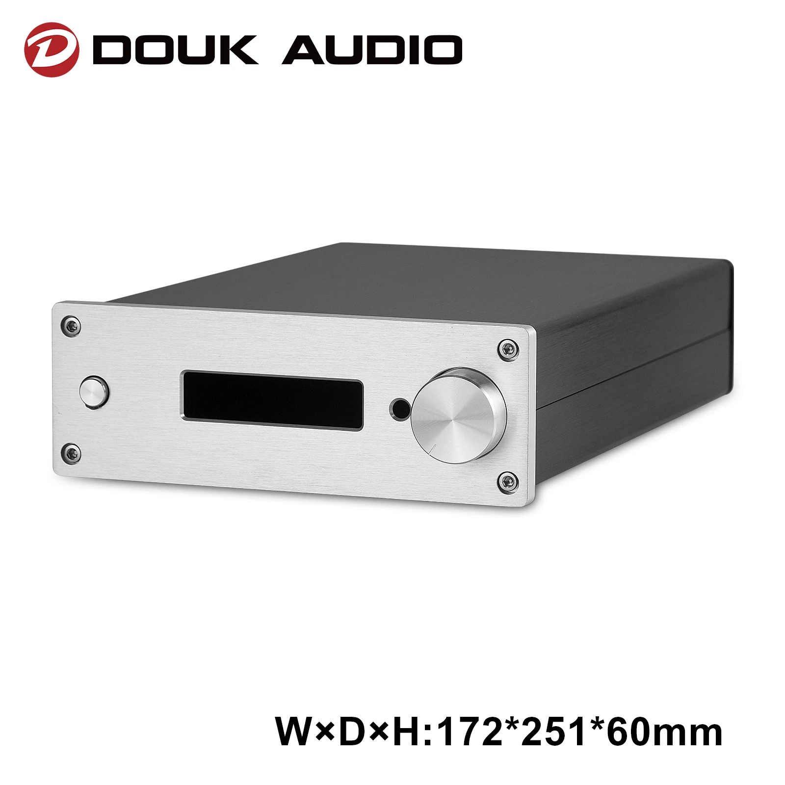 Алюминиевое шасси Douk Audio для мини-предусилителя, металлический чехол «сделай сам», блок усилителя звука (Ш мм × Д мм × в 60 мм)